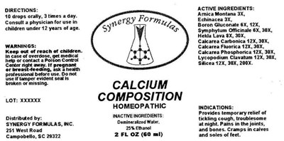 Calcium Composition (Sf08 2 Calcium Composition)
